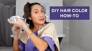 How I Color My Hair At Home (Easy And Effortless!) | Laureen Uy