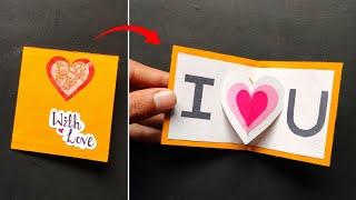 Valentines Day Card | DIY Pop Up Love Card | Valentines Day Card Ideas