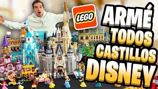 ARMÉ TODOS LOS CASTILLOS DISNEY DE LEGO  !! (MEGA CONCURSO) / Memo Aponte