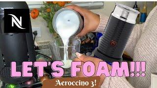 How To Foam Milk With Aeroccino 3! Make Coffee With Foam! Tips & Tricks + Easy Foamed Latte Recipe