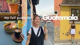 How To Plan Your BEST Trip To GUATEMALA   | ALL the tips you need to know!