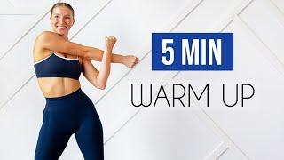 5 MIN WARM UP FOR AT HOME WORKOUTS (Full Body)
