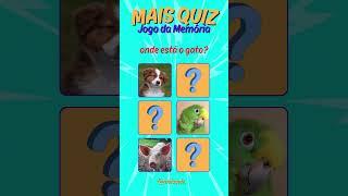 Teste sua Memória! Jogo de Memória com Animais - Você consegue lembrar?