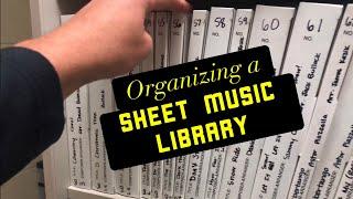How to Organize an Orchestra or Band Sheet Music Library