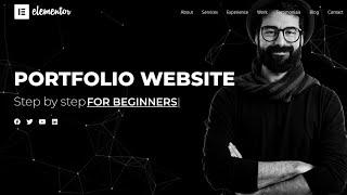 how to make portfolio website in wordpress with elementor