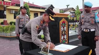 Apel Pemberian Penghargaan Dan Penandatanganan Pernyataan Diri Polres Kotawaringin Barat