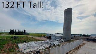Taking Down The Tallest Farm Silos In Wisconsin (132x30)