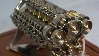 The smallest model V18 engine in the world