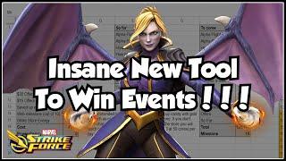 This New Event Tool Is A Hack! | Use It To Maximize YOUR Events! | Marvel Strike Force