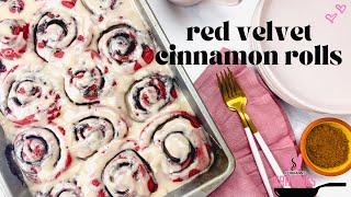 The Most Indulgent Cinnamon Rolls You'll Ever Eat - Overnight Red Velvet Recipe!