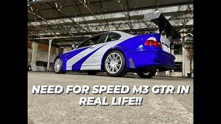Need For Speed M3 GTR In Real Life!!