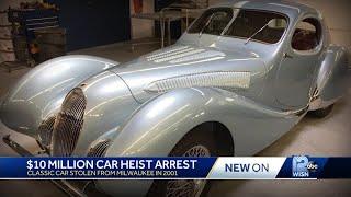 Man wanted in $10M rare French car heist arrested by FBI