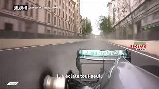 Valtteri Bottas Puncture - Baku 2018