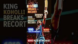 Unstoppable Virat Kohli!  | 1000 Runs in ICC Knockouts | Cricket Record