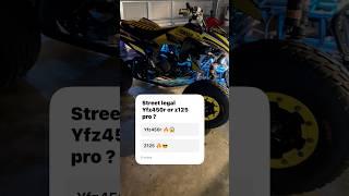 Yfz450R or Z125 #shorts #fyp #shortfeed #bikelife #yfz450 #trending #subscribe