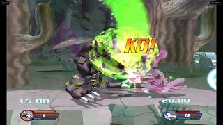 Blackwargreymon combo - digimon rumble arena 2