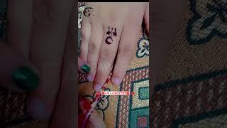 Finger Mehndi  Design with Moon and Star || Mehndi Designs || Mehndi Tutorials || Mehndi Training ?