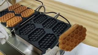 6-Sliced Honeycomb Waffle Maker Machine