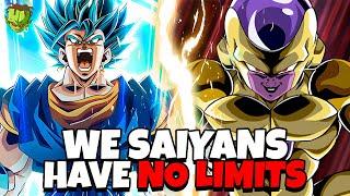 WE SAIYANS HAVE NO LIMITS vs RED ZONE CAMINO de GOKU GOLDEN FRIEZA | Dokkan Battle