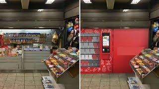 Vending machines being tested as replacements for newsstands in NYC subway