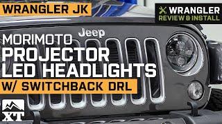 Jeep Wrangler JK Morimoto Projector LED Headlights w/ Switchback DRL Review & Install