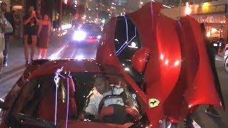 Lewis Hamilton Turns Heads In His $1.2M Ferrari LaFerrari At Kevin Hart's B-Day Bash