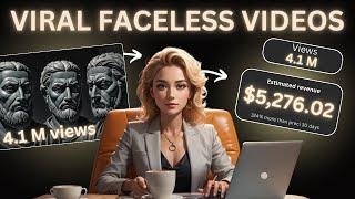 How To Make Viral MONETIZABLE Faceless Youtube Videos ($700 Day)