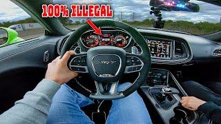 DOING 200MPH IN A DODGE DEMON 170!