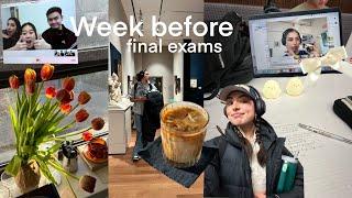 uni vlog   | finals prep, studying with friends, cycling class,