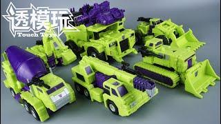 【SwiftTransform】Six Combine!G1 DEVASTATOR! DECEPTICON CONSTRUCTICONS COMBINER WARS Unite Warriors大力神