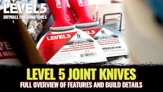 LEVEL5 Drywall Joint Knife Features | The Best Putty Knives On The Market