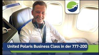 Awesome!!! - United Airlines Polaris Business Class flight from Amsterdam to Houston in a B777