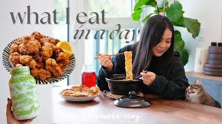 *realistic* what i eat in a day│easy home-cooked meals (cravings edition)