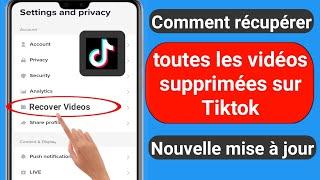 Comment récupérer mes vidéos TikTok supprimées (2023)|Comment récupérer des vidéos Tiktok supprimées