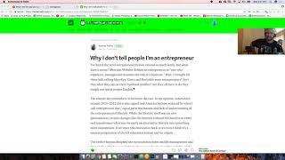 Why It's not good to tell people you are an Entrepreneur? | #CodingPhase