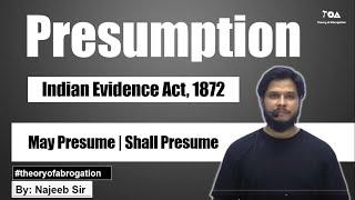 Presumptions under Evidence Law || May presume | Shall presume | Conclusive proof |BSA 2023/IEA 1872