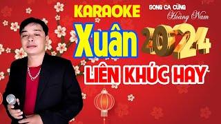 ️CÁNH THIỆP ĐẦU XUÂN  Karaoke Thiếu Giọng Nữ  Song ca cùng Hoàng Nam