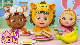 Peanut butter & Jelly - Food song | Jolly Jolly - English Songs For Kids