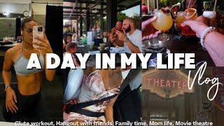 DAY IN MY LIFE  | glute workout, my reality as a mom, raw BTS with toddlers, finding balance & more!