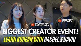 Invited to the biggest creator event!  Learn Korean expressions as well!