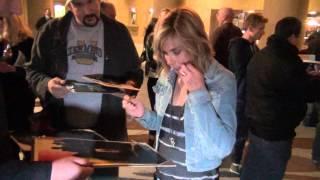 Catherine Mary Stewart greets fans at Egyptian Theatre in Hollywood