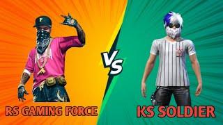 RS GAMING FORCE VS KS SOLDIER | BEST CLASH SQUAD BATTLE  MATCH | IN Custom Room