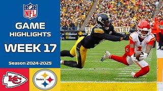 Kansas City Chefs vs Pittsburgh Steelers Week 17 Game Highlights | NFL Highlights Season 2024