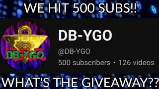 WE HIT 500 SUBSCRIBERS!! What's the giveaway??