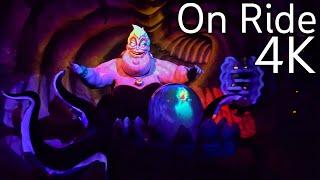 [4K] The Little Mermaid  Ariel's Undersea Adventure - On Ride 2022 - Disney World - Magic Kingdom