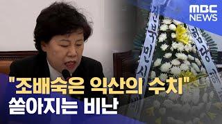 "조배숙은 익산의 수치".. 쏟아지는 비난 (2024.12.12/뉴스데스크/전주MBC)