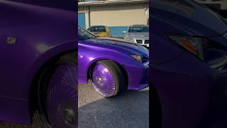 Candy Purple Lexus RC on 24” DUB Floaters