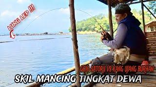 GACOR !!! adu skil mancing lalawak umpan rayap di rakit eps. 2