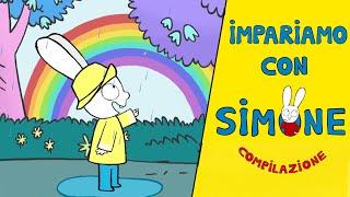 Simone *15 minuti* Compilazione Impariamo con Simone HD [Ufficiale] Cartoni Animati