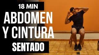 Abdominales en silla INTENSO 🪑 Ejercicios para abdomen y cintura | 18 minutos